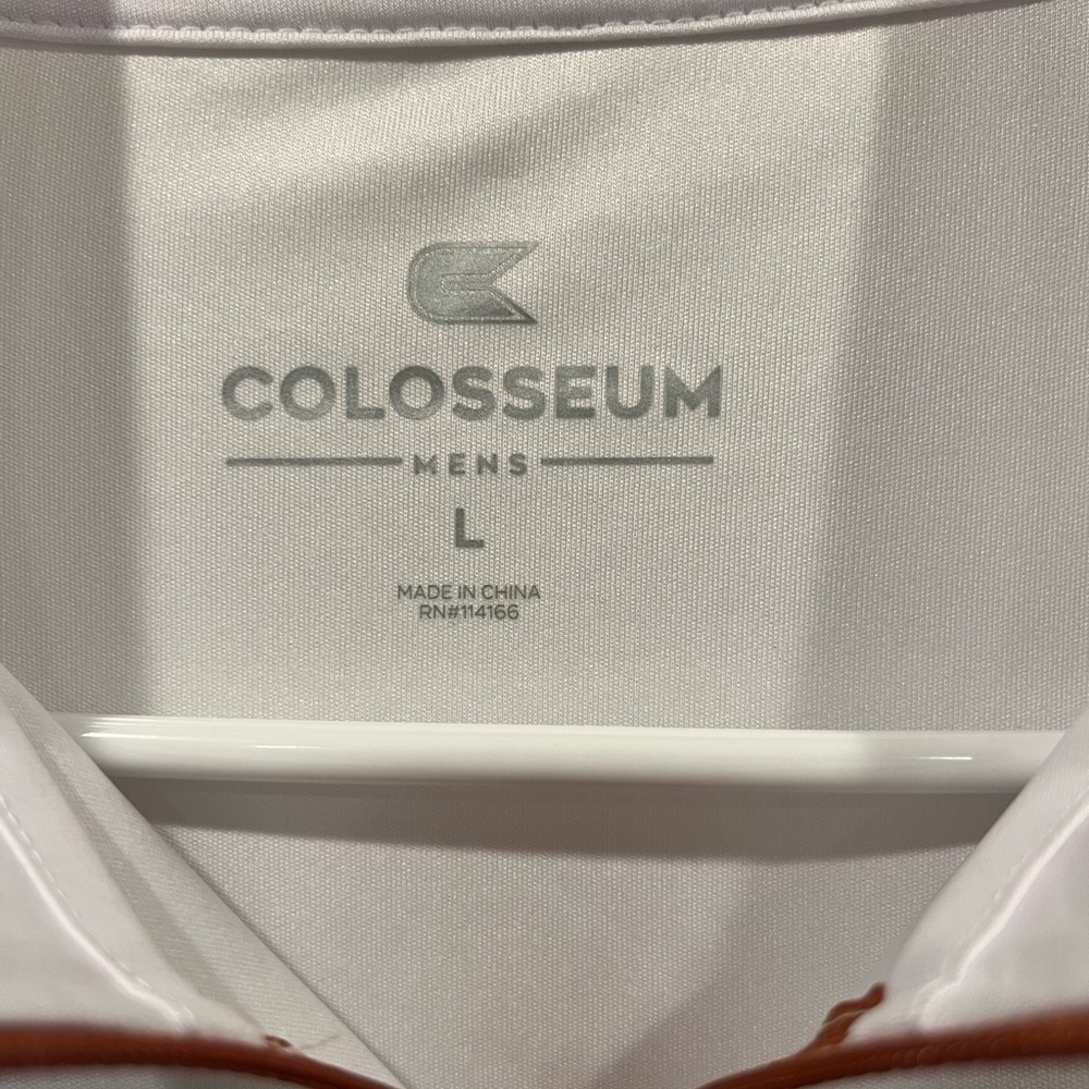 NWOT Longhorn Men’s ombré white to black pullover ½ zip - Picture 2 of 6